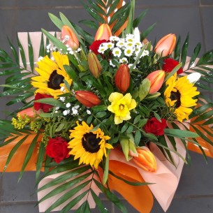 Bouquet en réserve d'eau